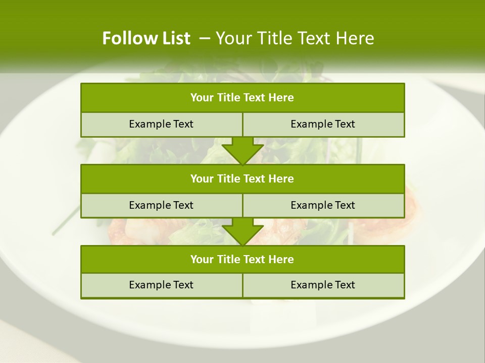 Food Vegetarian Meal PowerPoint Template