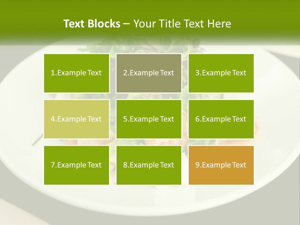 Food Vegetarian Meal PowerPoint Template