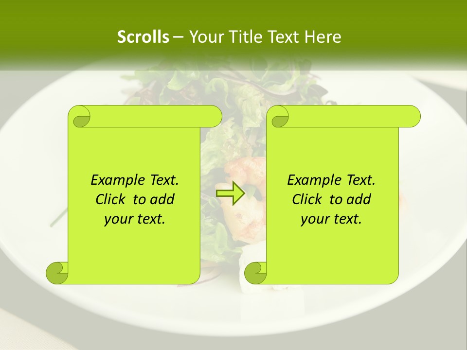 Food Vegetarian Meal PowerPoint Template