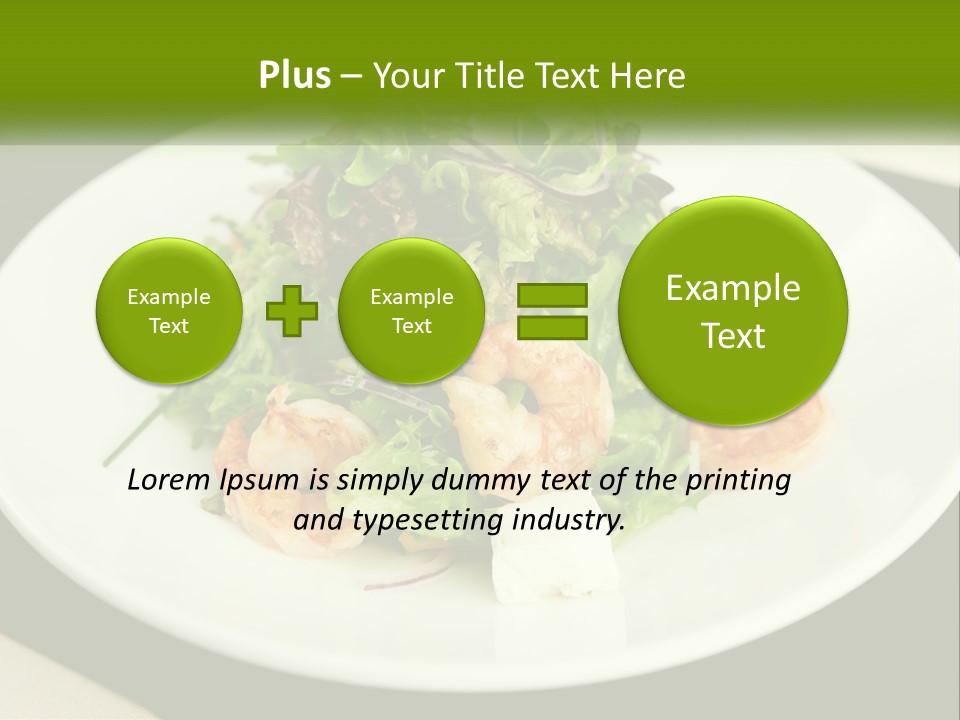 Food Vegetarian Meal PowerPoint Template