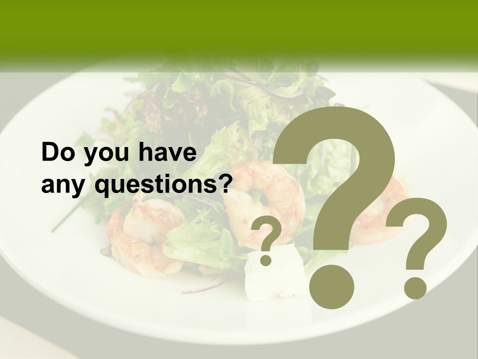 Food Vegetarian Meal PowerPoint Template