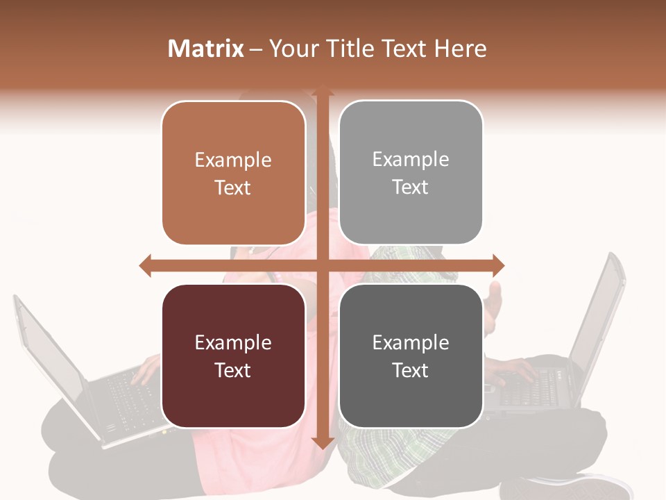 African Horizontal Computer PowerPoint Template