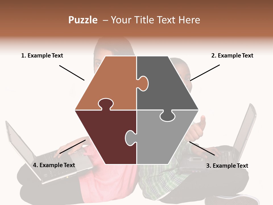 African Horizontal Computer PowerPoint Template
