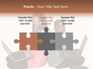 African Horizontal Computer PowerPoint Template