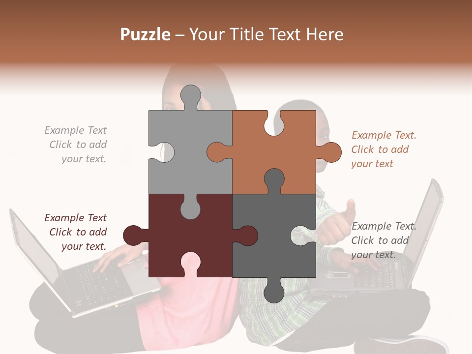 African Horizontal Computer PowerPoint Template