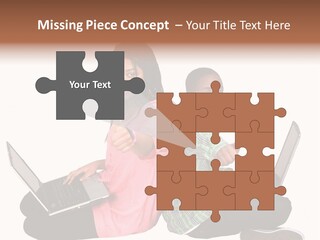 African Horizontal Computer PowerPoint Template