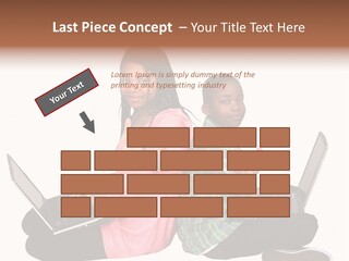 African Horizontal Computer PowerPoint Template
