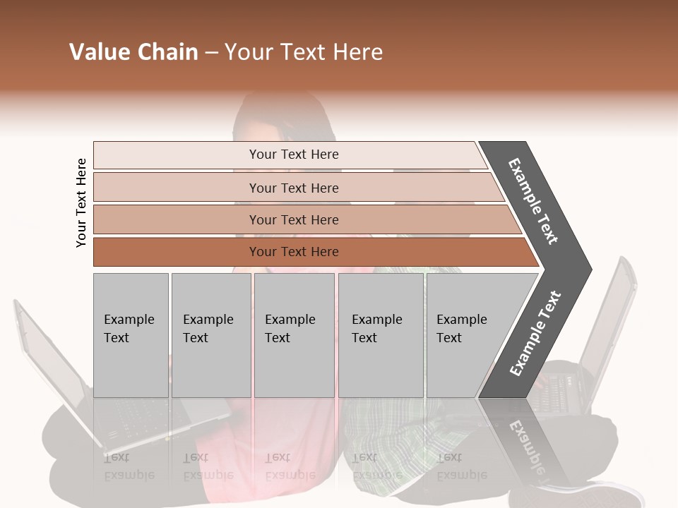 African Horizontal Computer PowerPoint Template