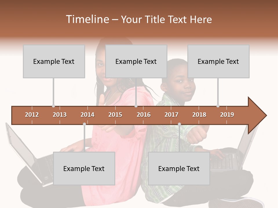 African Horizontal Computer PowerPoint Template