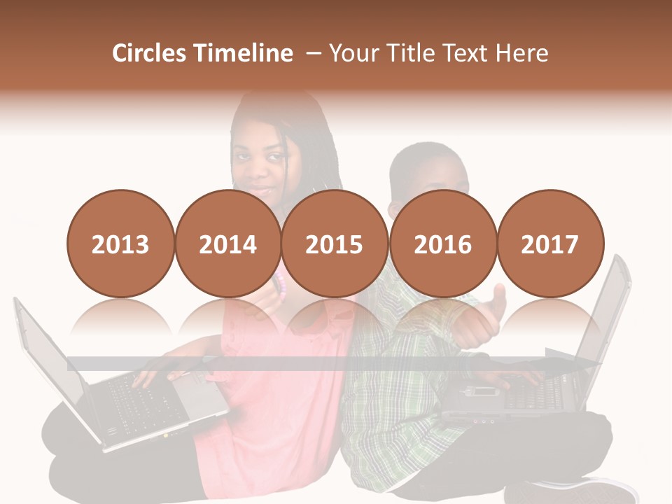 African Horizontal Computer PowerPoint Template