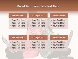 African Horizontal Computer PowerPoint Template