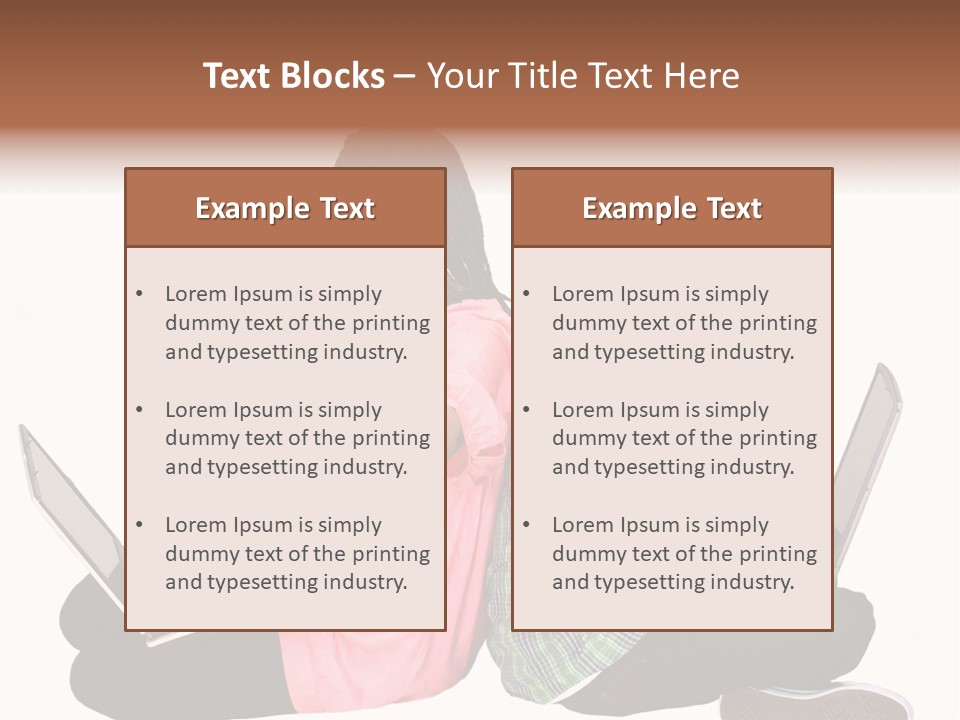 African Horizontal Computer PowerPoint Template