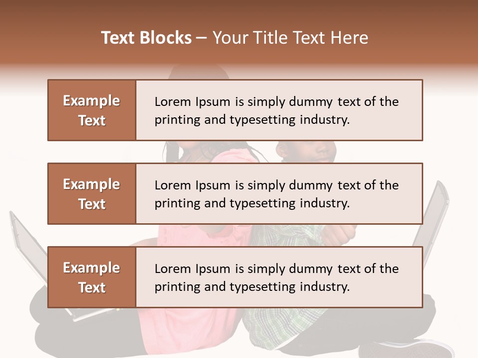 African Horizontal Computer PowerPoint Template