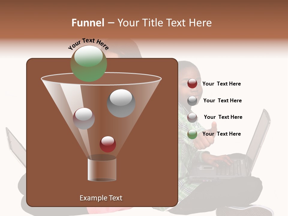 African Horizontal Computer PowerPoint Template