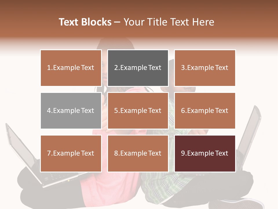 African Horizontal Computer PowerPoint Template