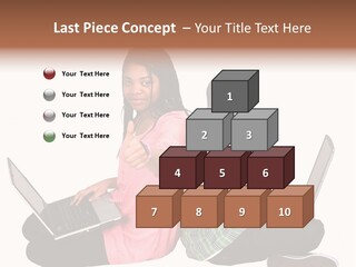 African Horizontal Computer PowerPoint Template