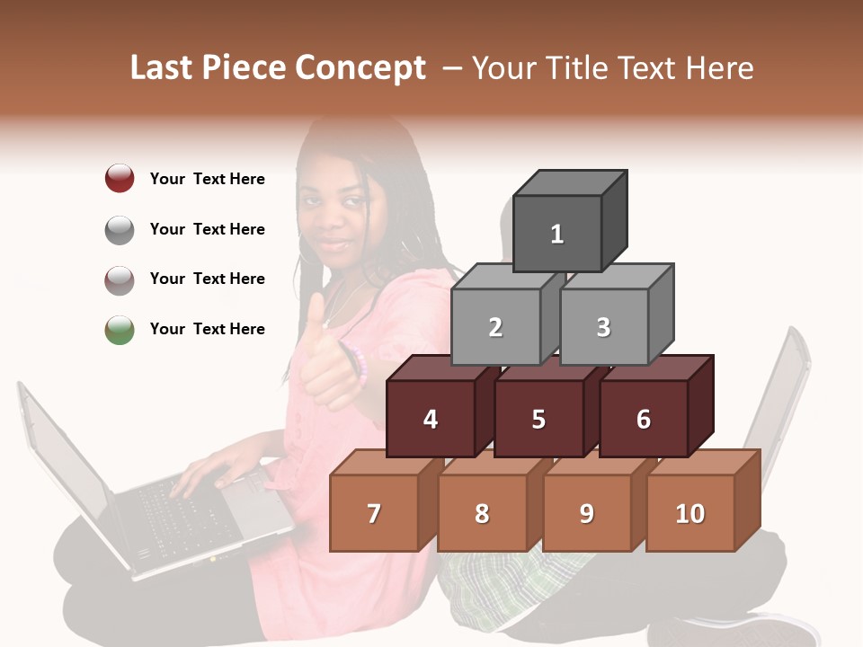 African Horizontal Computer PowerPoint Template