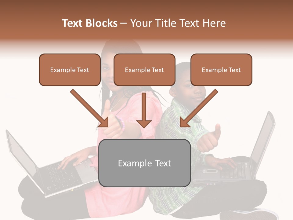 African Horizontal Computer PowerPoint Template