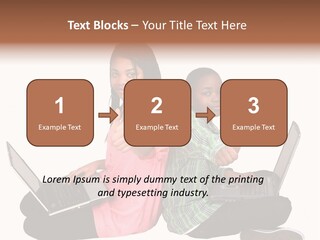 African Horizontal Computer PowerPoint Template