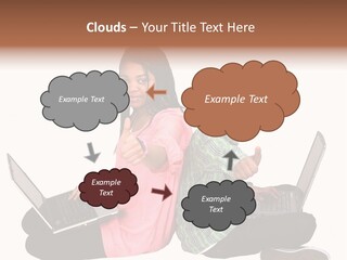 African Horizontal Computer PowerPoint Template