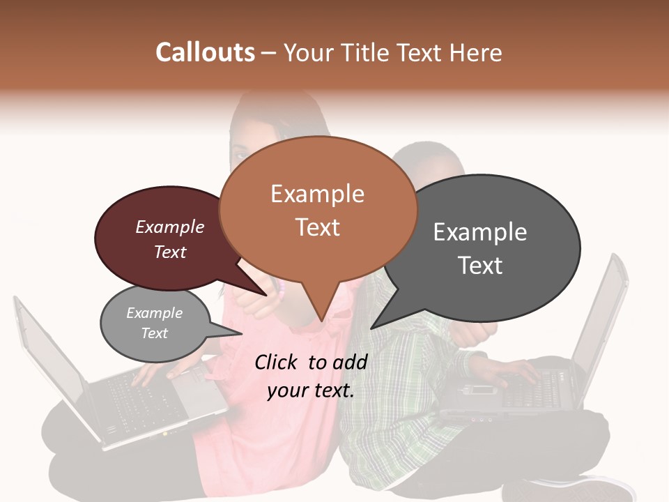 African Horizontal Computer PowerPoint Template
