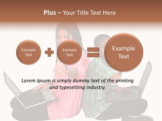 African Horizontal Computer PowerPoint Template