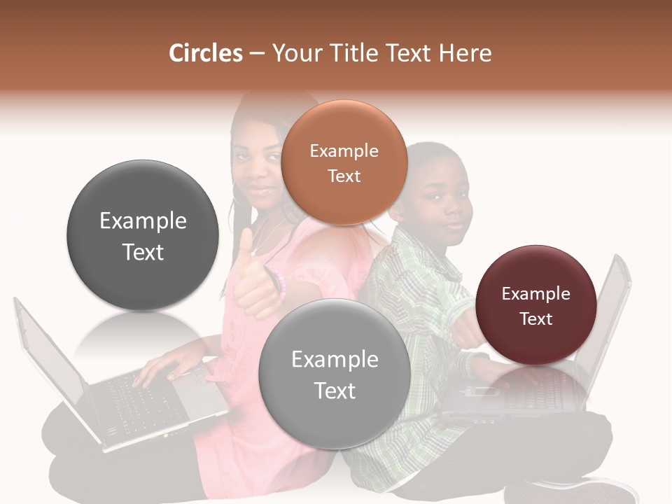 African Horizontal Computer PowerPoint Template
