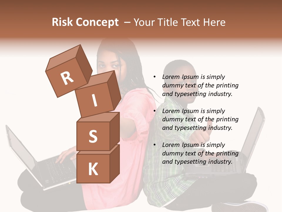 African Horizontal Computer PowerPoint Template