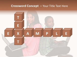 African Horizontal Computer PowerPoint Template