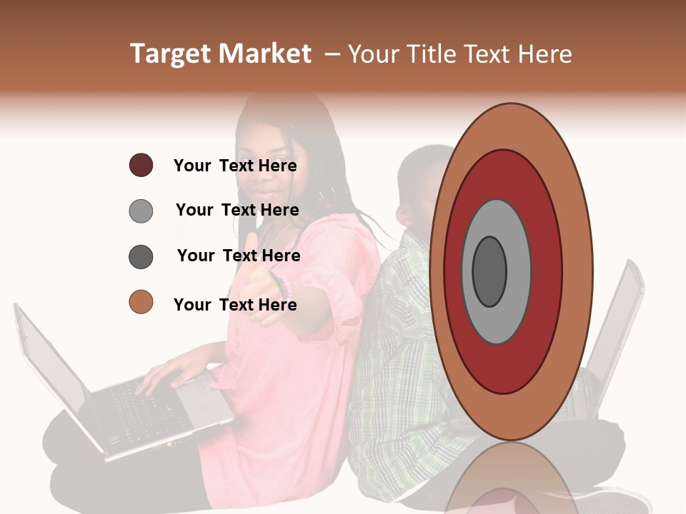 African Horizontal Computer PowerPoint Template