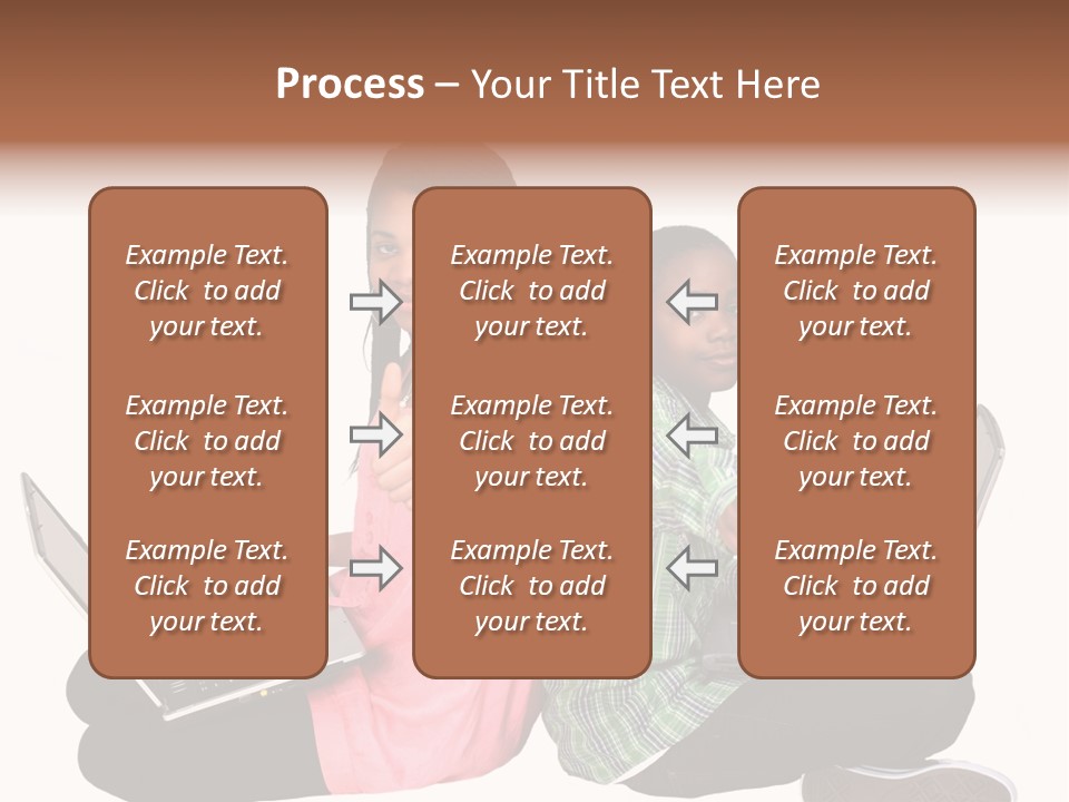 African Horizontal Computer PowerPoint Template
