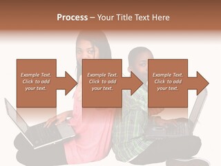 African Horizontal Computer PowerPoint Template