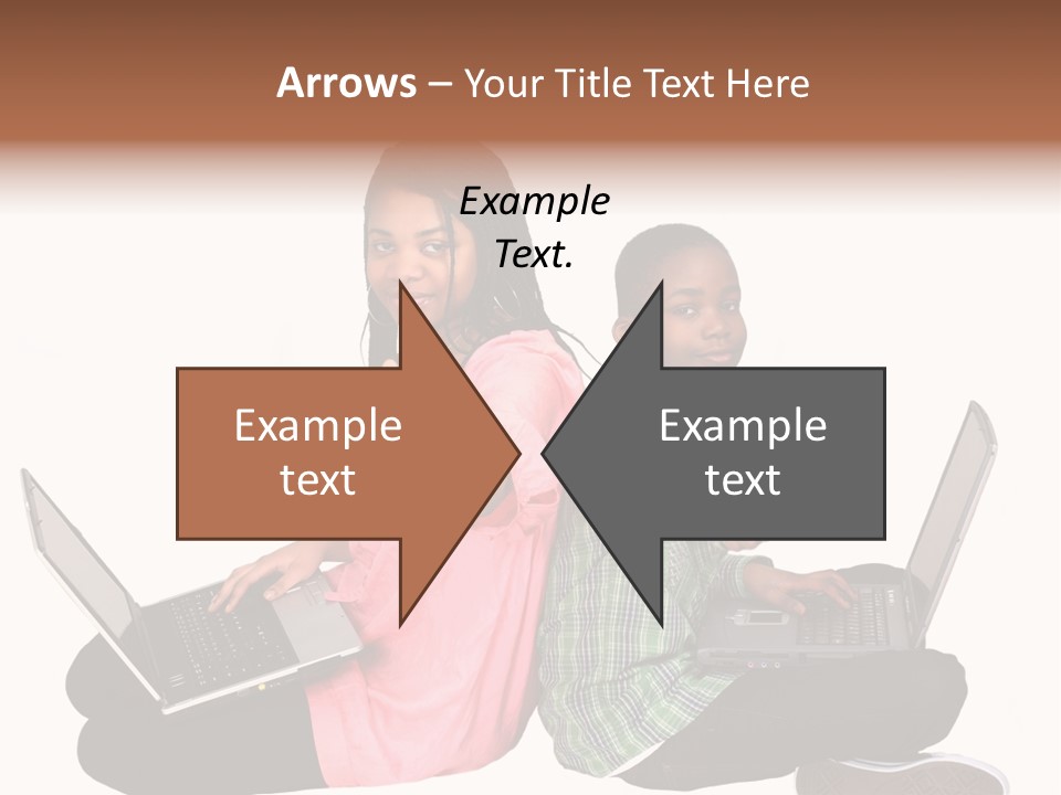 African Horizontal Computer PowerPoint Template