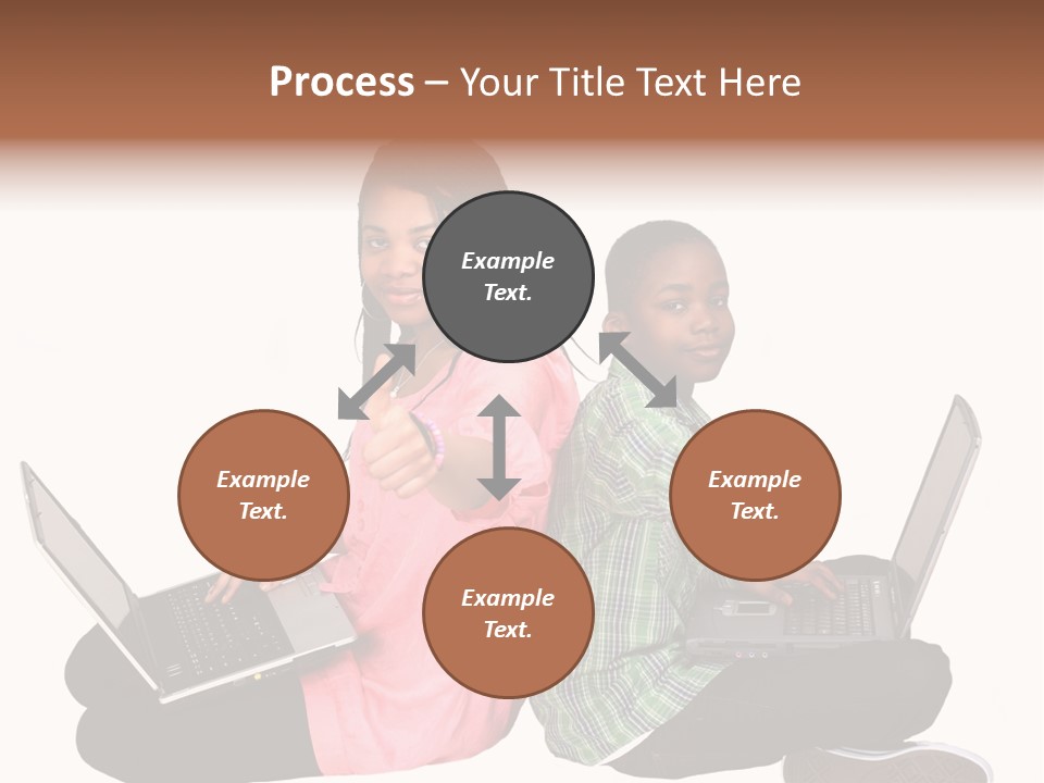 African Horizontal Computer PowerPoint Template