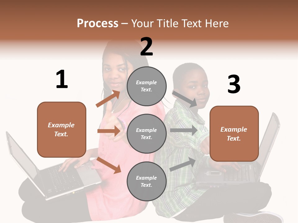 African Horizontal Computer PowerPoint Template