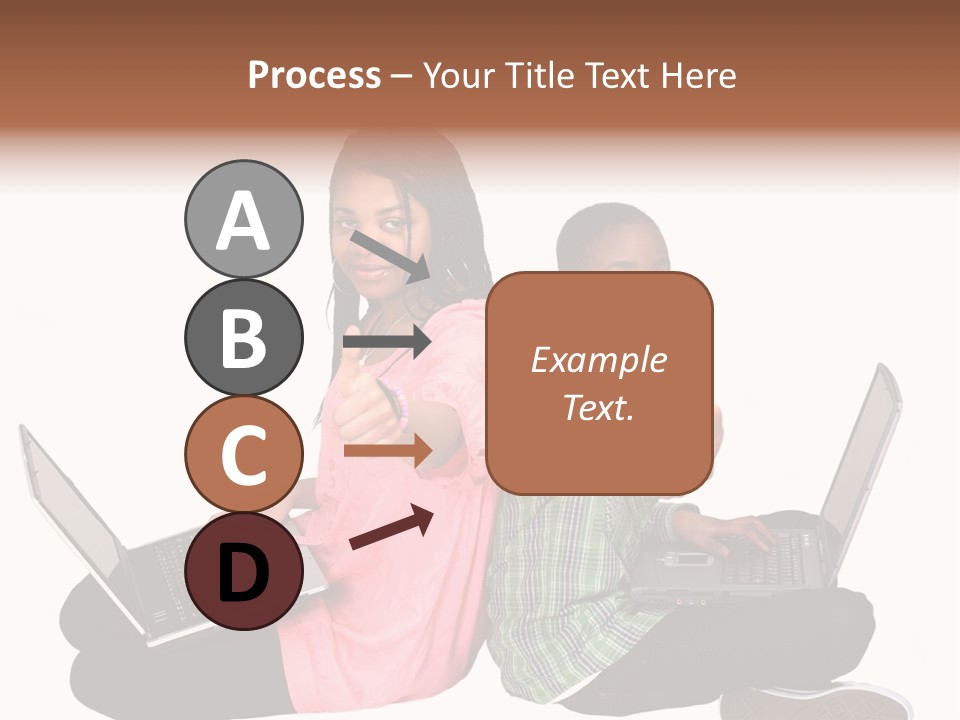 African Horizontal Computer PowerPoint Template