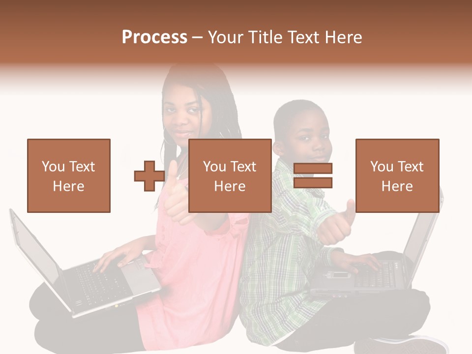 African Horizontal Computer PowerPoint Template