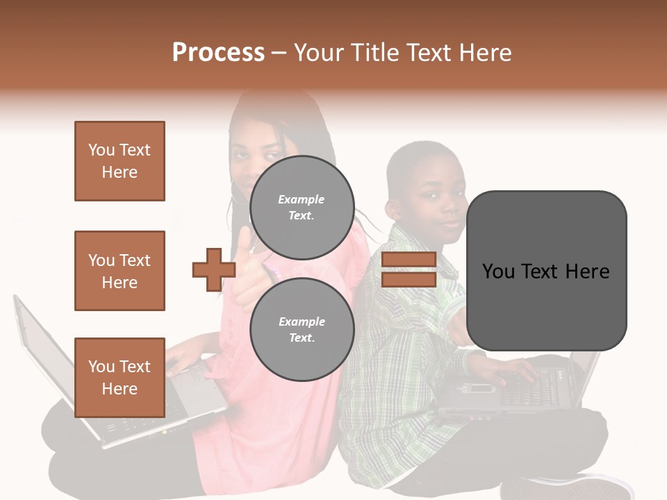 African Horizontal Computer PowerPoint Template