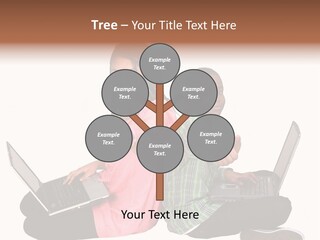 African Horizontal Computer PowerPoint Template