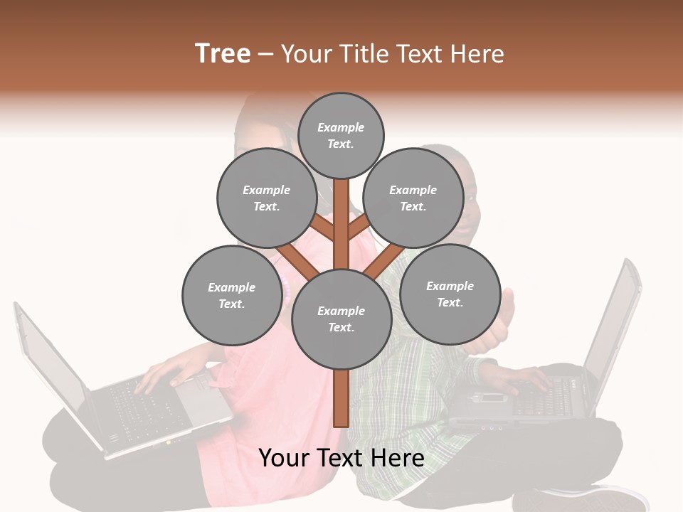 African Horizontal Computer PowerPoint Template