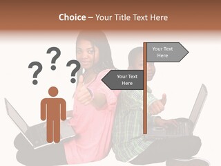 African Horizontal Computer PowerPoint Template