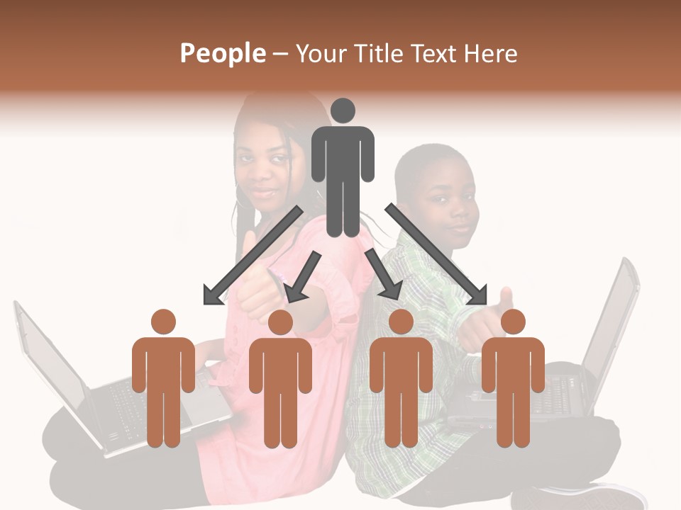 African Horizontal Computer PowerPoint Template