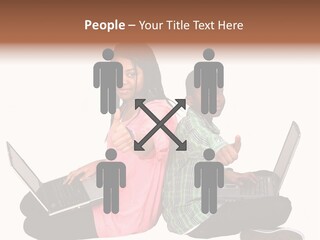 African Horizontal Computer PowerPoint Template