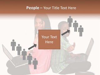 African Horizontal Computer PowerPoint Template