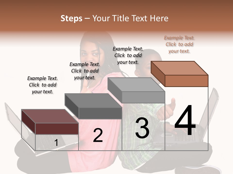 African Horizontal Computer PowerPoint Template