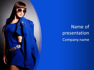Glam Fashion Sunglasses PowerPoint Template
