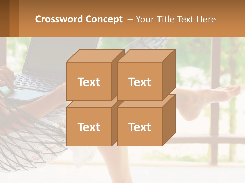 Job Day Hammock PowerPoint Template