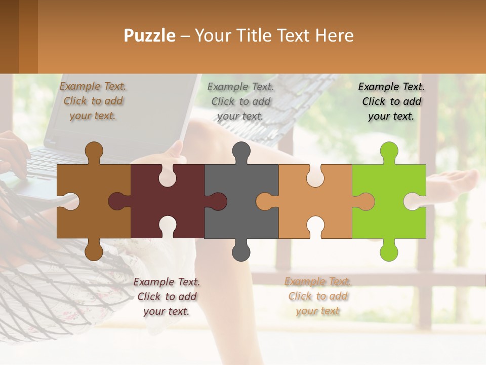 Job Day Hammock PowerPoint Template