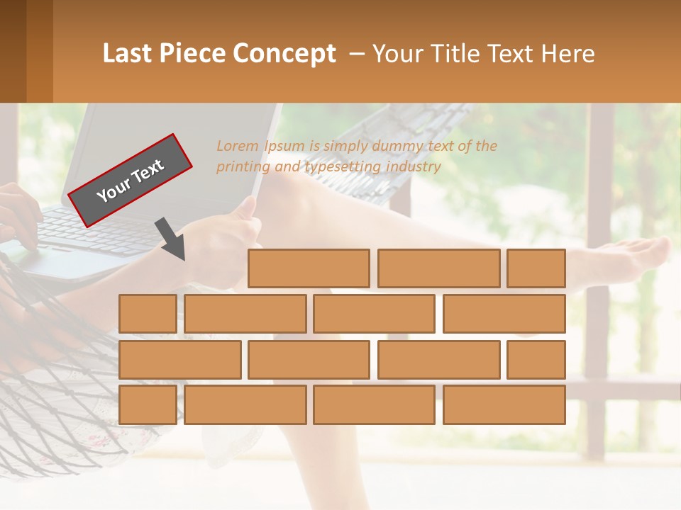 Job Day Hammock PowerPoint Template