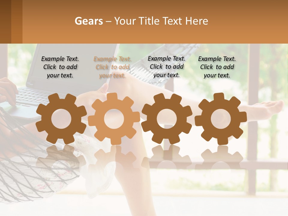 Job Day Hammock PowerPoint Template